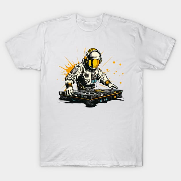Dj Astronaut T-Shirt by OscarVanHendrix